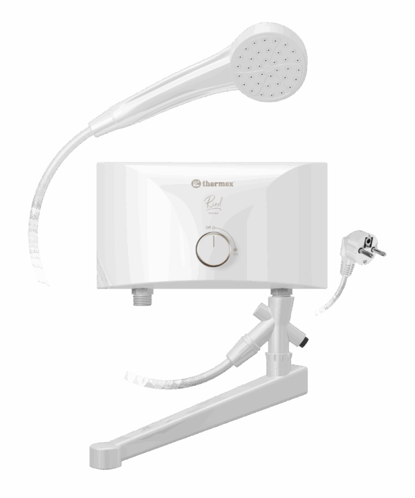 Водонагреватель (бойлер) проточный 3.5 kW – Thermex Rind 3500 combi